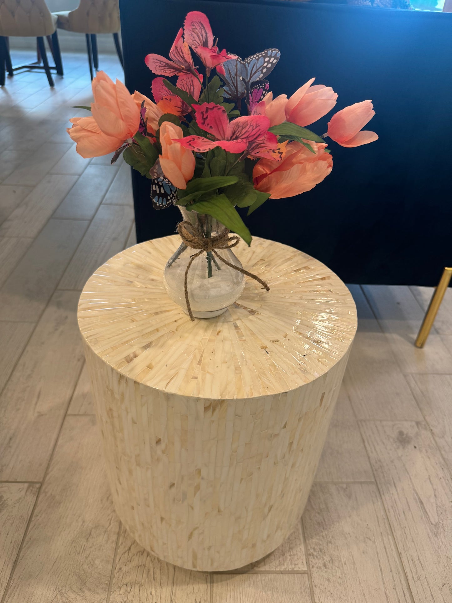 Artificial Floral Arrangement-Tulips and butterflies