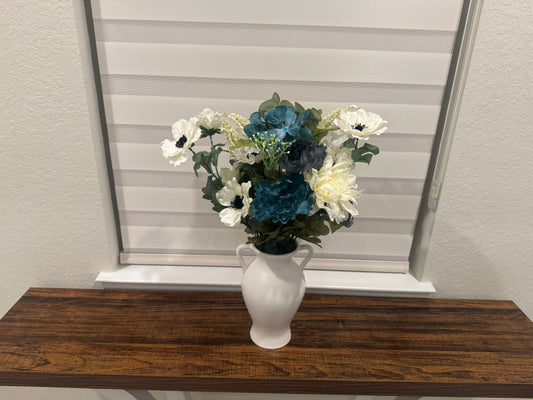Bouquet/Artificial Floral Arrangement-Hydrangea, PeonyCream Anemone