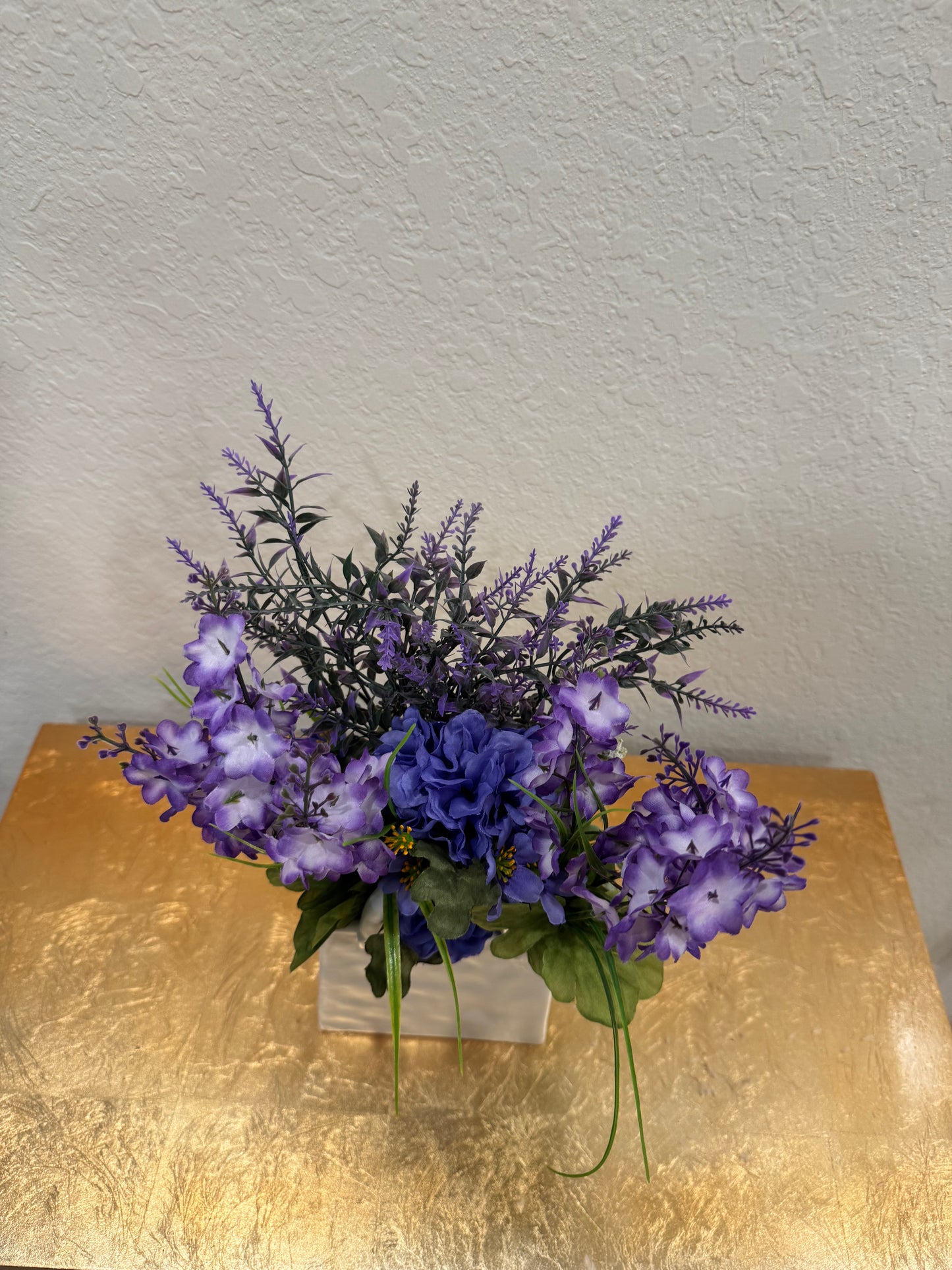 Lilac and Lavender Flower Arrangement