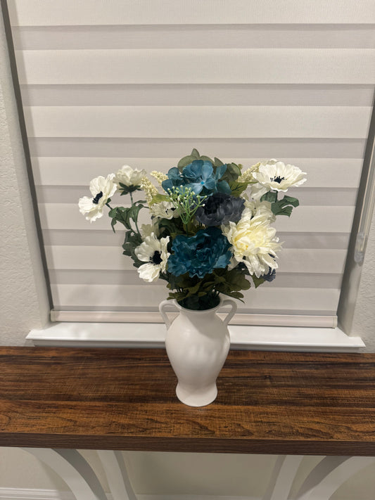 Bouquet/Artificial Floral Arrangement-Hydrangea, PeonyCream Anemone